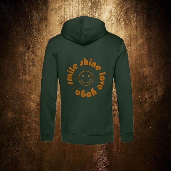 Hoodie – smile shine love yoga