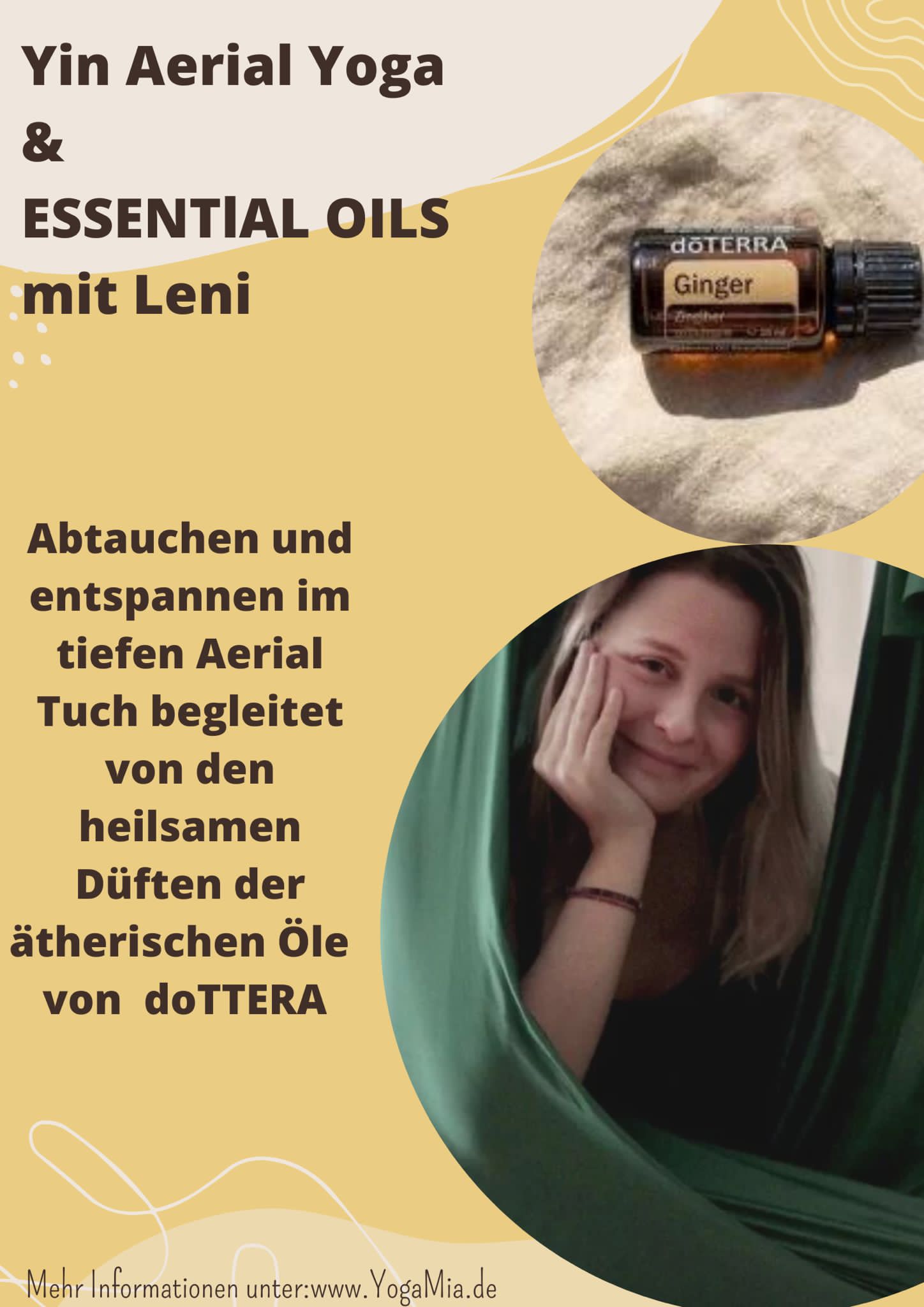 Yin Aerial Yoga & Essential Oils mit Leni