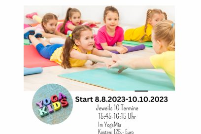 Kids Yoga für 3-5 Jährige 8.8.-10.10.23