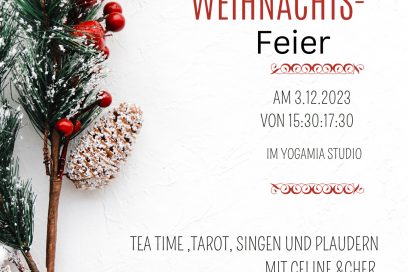 Community – Weichnachtsfeier Tea Time Tarot, singen und plaudern 3.12. 15:30-17:30 Uhr