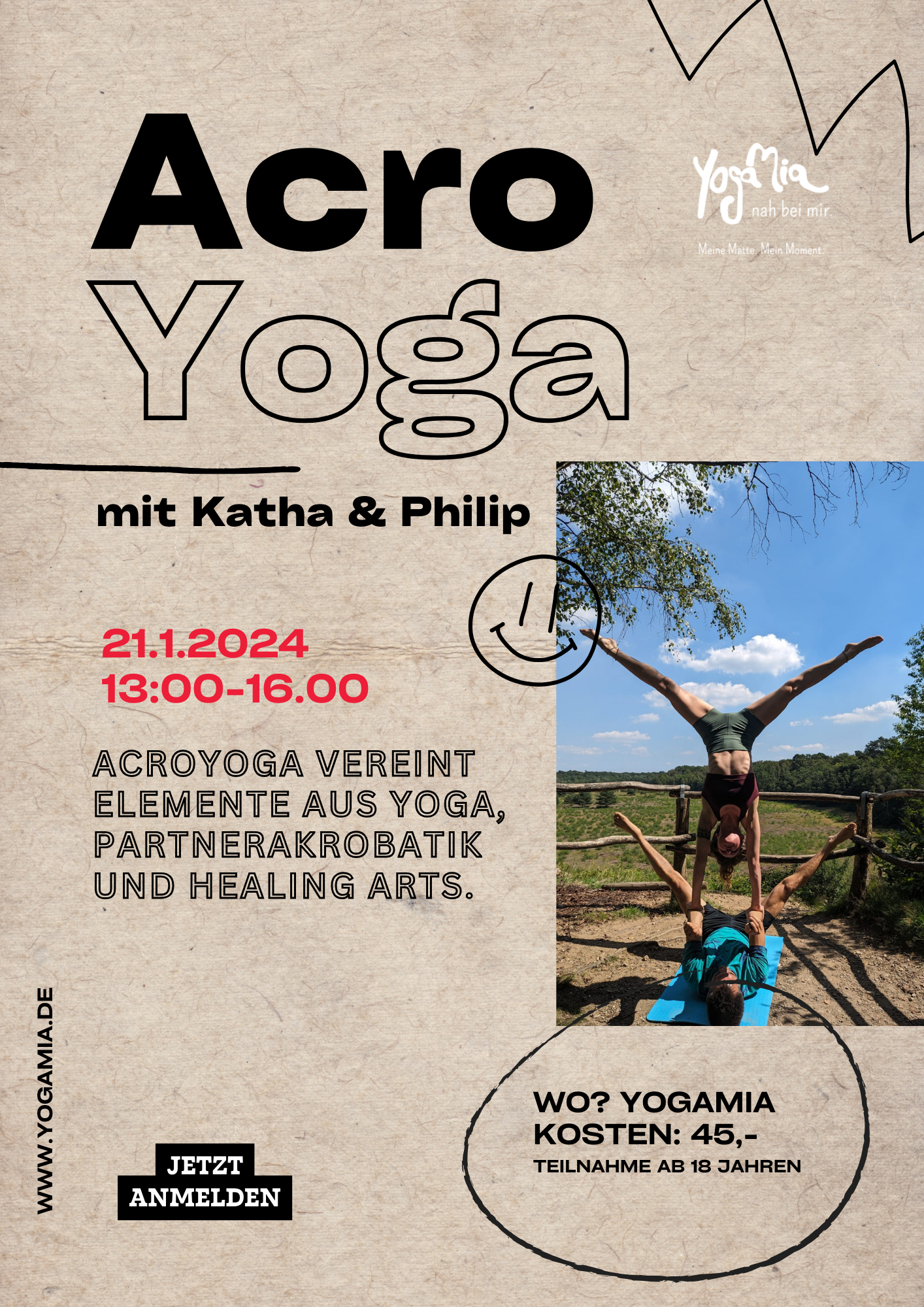 Acro Yoga mit Katha und Philip