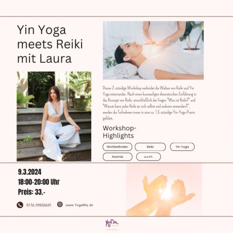 Yin Yoga meets Reiki mit Laura