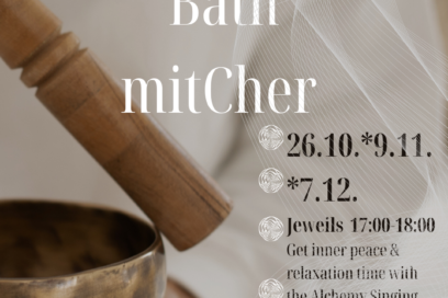 Soundbath mit den Alchemy Singing Crystal Bowls mit Cher: noch 3 Termine in 2024