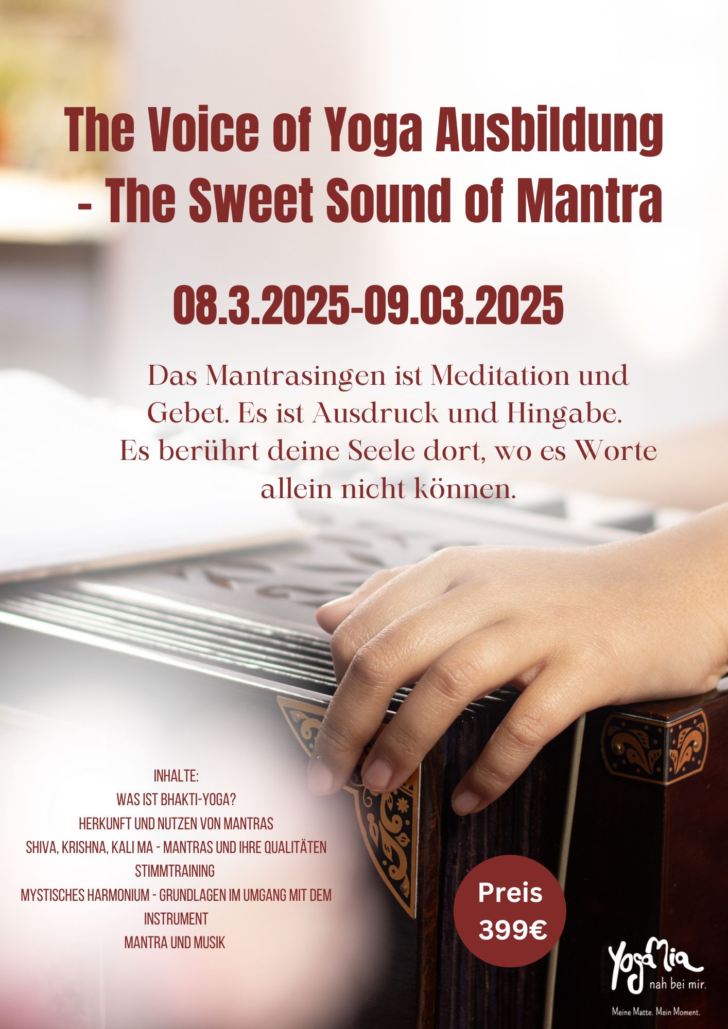 The Voice of Yoga Ausbildung – The Sweet Sound of Mantra