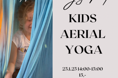 Kids Aerial Yoga in english (5-9 year)