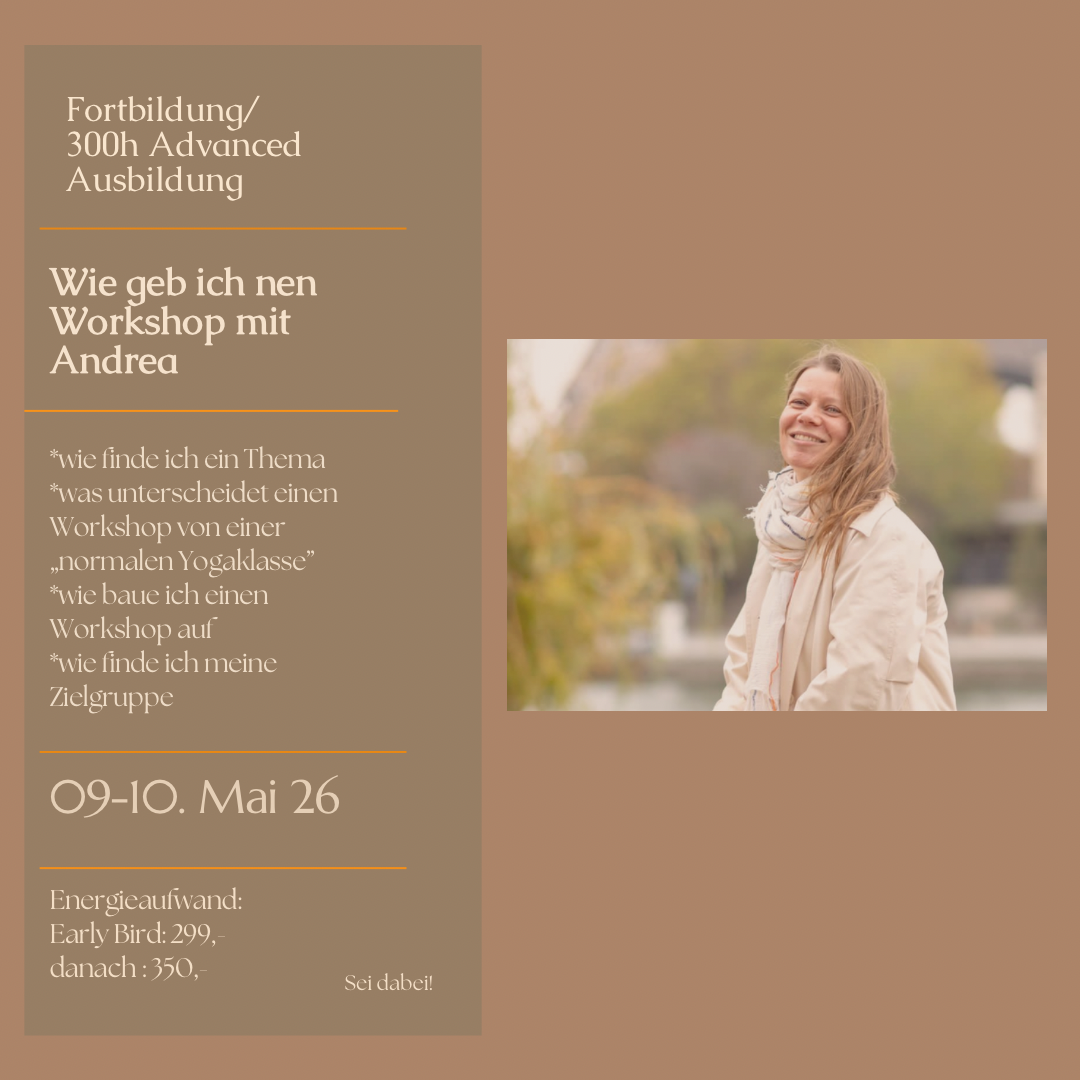 Wie gebe ich einen Workshop Ausbildung mit Andrea