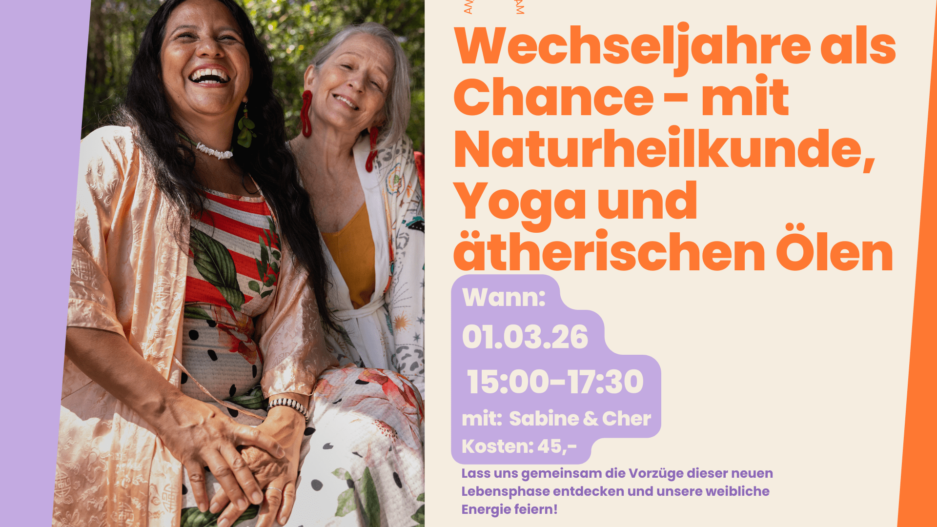 Wechseljahre als Chance - mit Naturheilkunde,Yoga und ätherischen Ölen