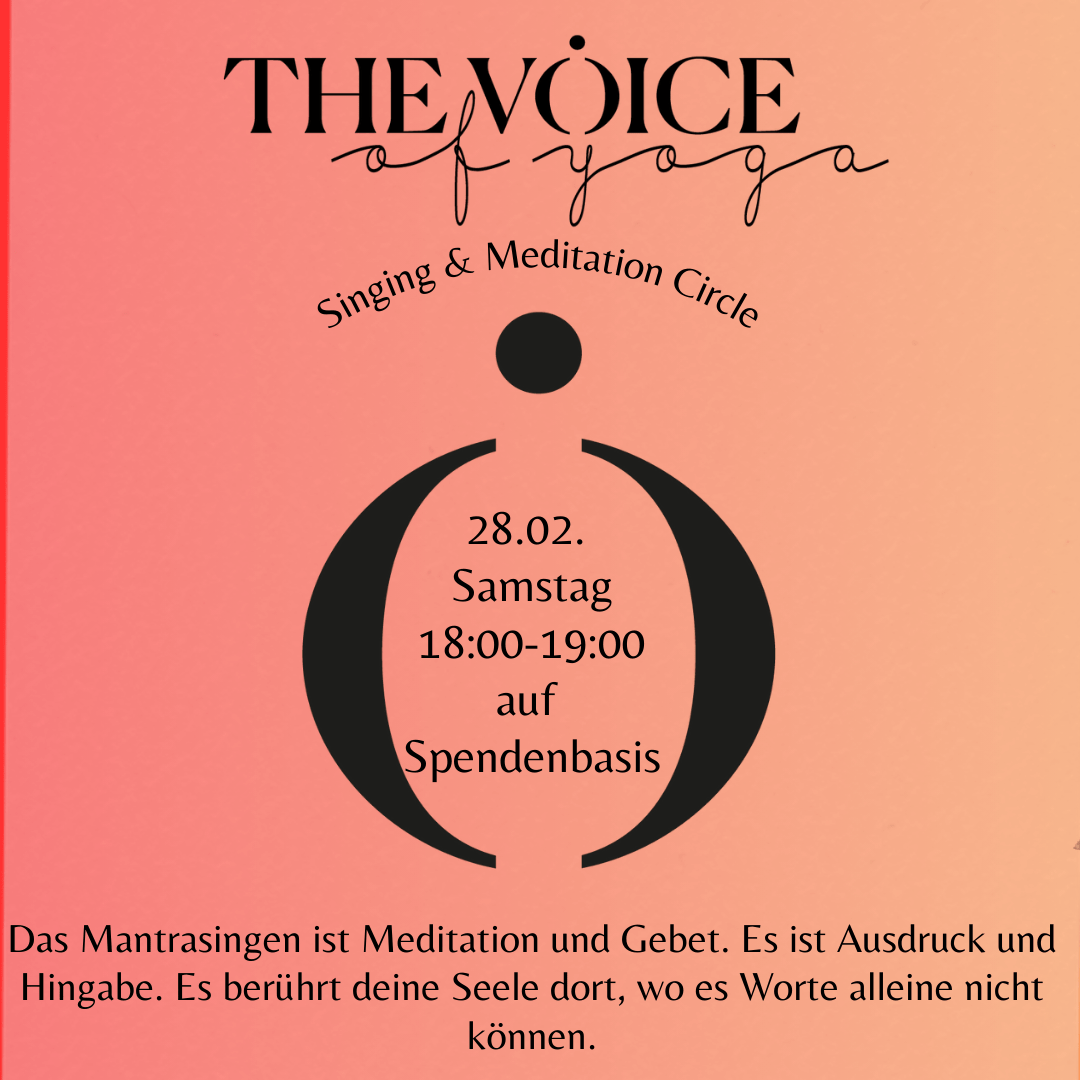 The Voice of Yoga- Singing & Meditation Circle auf Spendenbasis