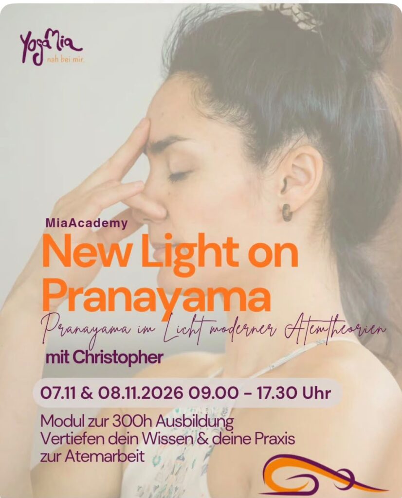 Poster New Light on Pranayama mit Christopher, 7. und 8. November 2026
